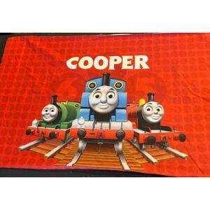 Thomas and Friends Personalized Cooper Pillowcase‎ Red Thomas Percy James Train